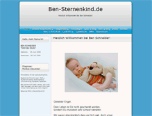 Tablet Screenshot of ben-sternenkind.de